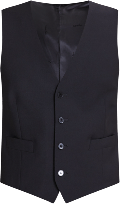 Men's Slim-Fit Wool Blend Infinite Stretch Suit Vest