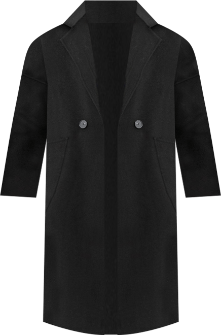 Women's Publisher Double Breasted Wool Blend Coat
