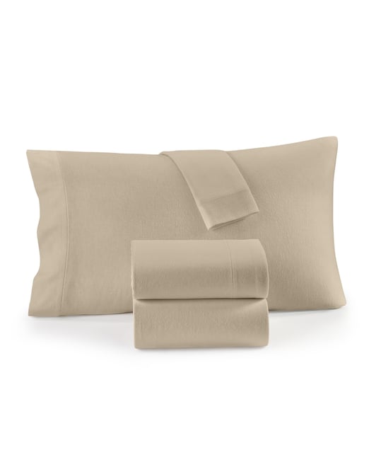 Charter Club Solid Flannel Cotton Sheet Sets Exclusively at Macy s Macy s