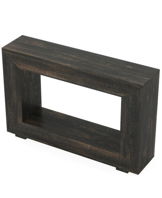 Farmhouse Console Table, 47 Inches Entryway Console Table with Storage, Industrial Hallway Accent Table for Living Room, Entrance