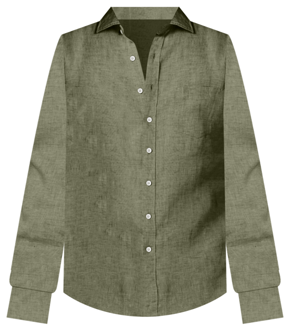Rodd Gunn Men's Coromandel Linen Long Sleeve Slim Fit Shirt