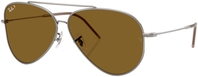 Unisex Aviator Reverse Polarized Sunglasses, RBR0101S