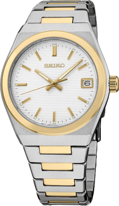 Women's Essentials Two-Tone Stainless Steel Bracelet Watch 34mm