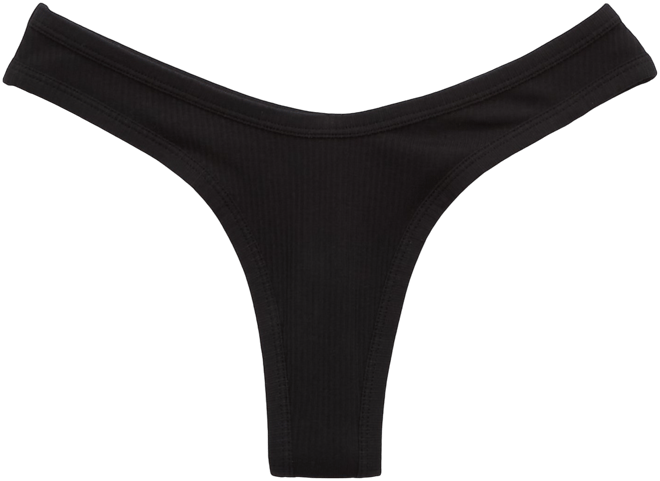 Superchill Cotton Rib Thong Underwear | Aerie