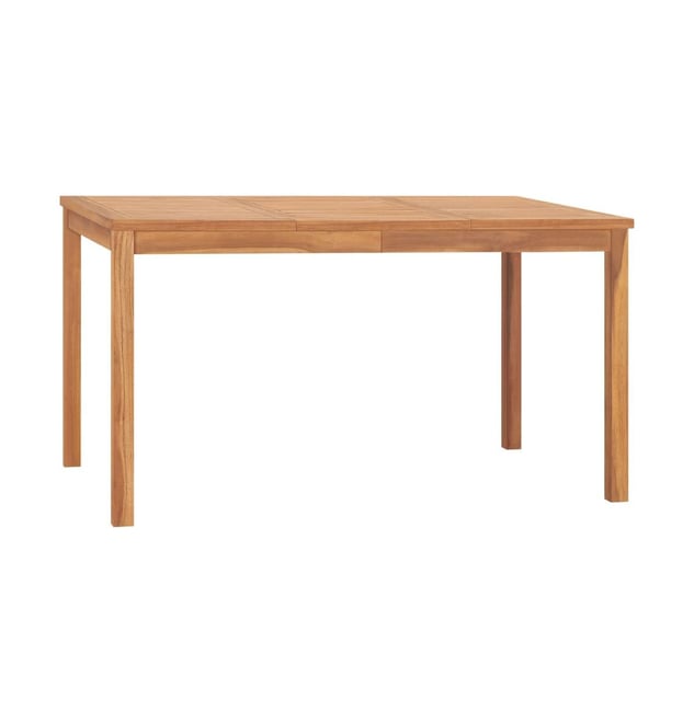 Patio Dining Table 55.1"x31.5"x30.3" Solid Teak Wood
