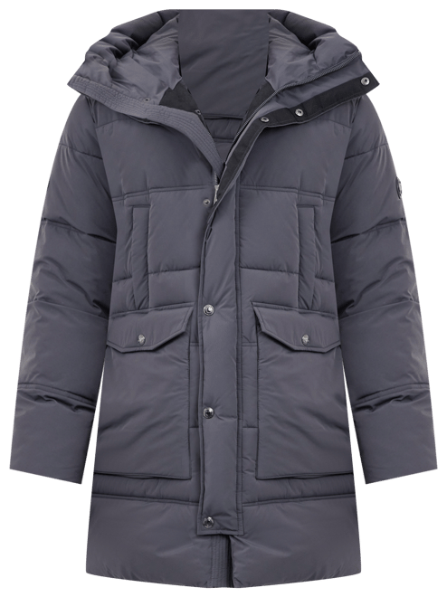 Men's Heavyweight Hooded Long Puffer Coat