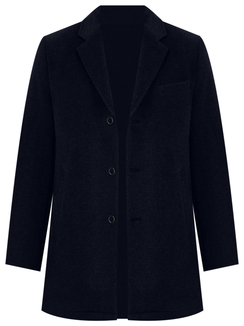 Men's Wool-Blend Car Coat