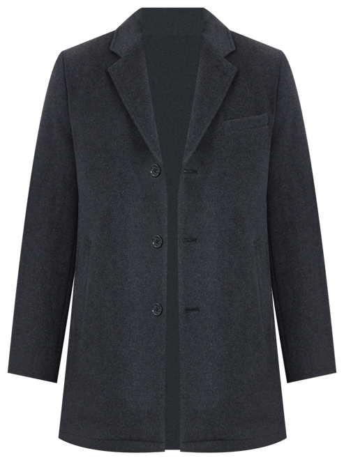 Men's Wool-Blend Car Coat