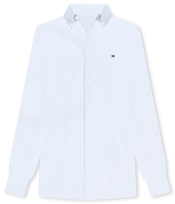 Men's Regular-Fit Striped Heritage Oxford Long-Sleeve Shirt