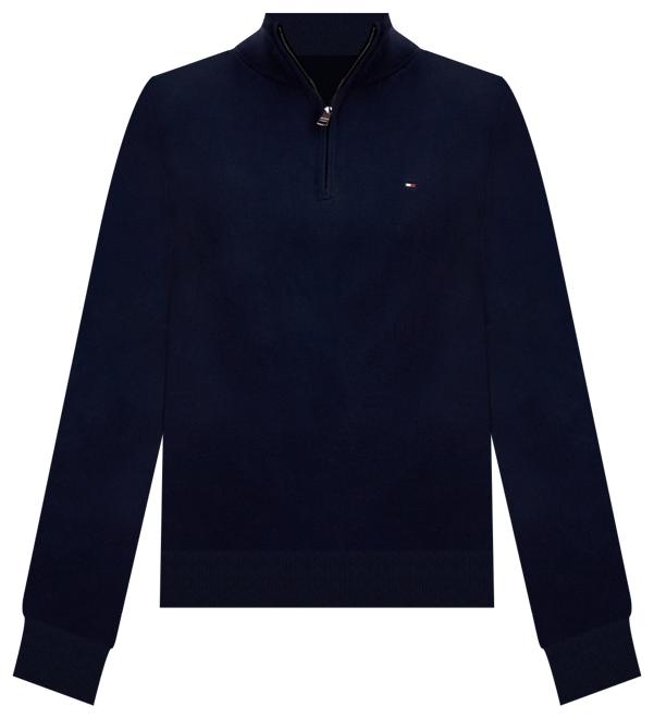 Men's Essential Quarter-Zip Pullover Knit Sweater