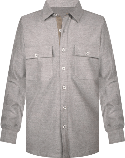 Men's Brushed Heather Shirt Jacket