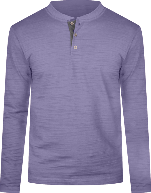 Vintage 1943 Men's Burn Out Slub Henley Shirt