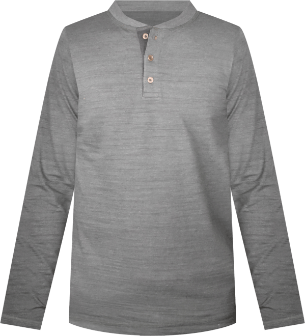 Vintage 1943 Men's Burn Out Slub Henley Shirt