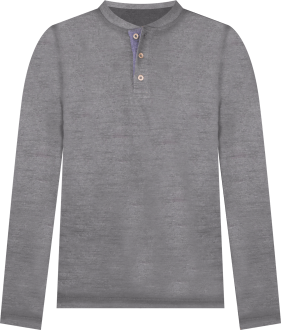 Vintage 1943 Men's Burn Out Slub Henley Shirt