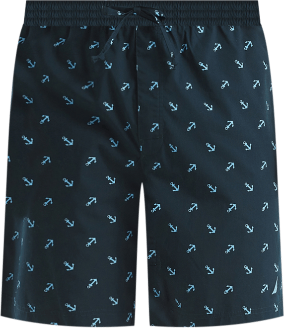 Men's Crafted Printed Poplin Sleep Short