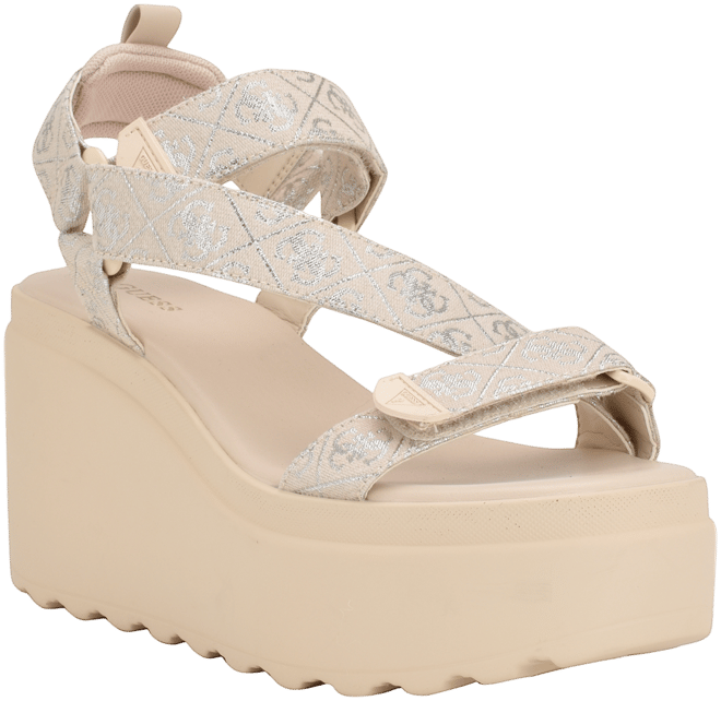 Women's Ocilia Quattro Logo Sport Eva Wedge Strappy Sandals