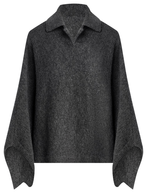 AQUA Crop Collar Cozy Poncho - Exclusive | Bloomingdale's