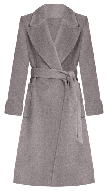Lauren Ralph Lauren Women's Wool-Blend Belted Wrap Coat - Macy's