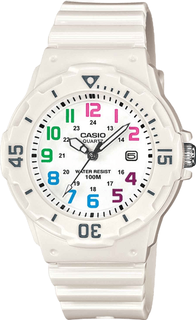 Women's White Resin Strap Watch 34mm