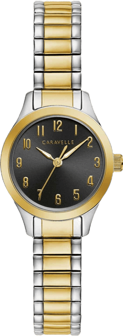 Women's Two-Tone Stainless Steel Expansion Bracelet Watch 24mm