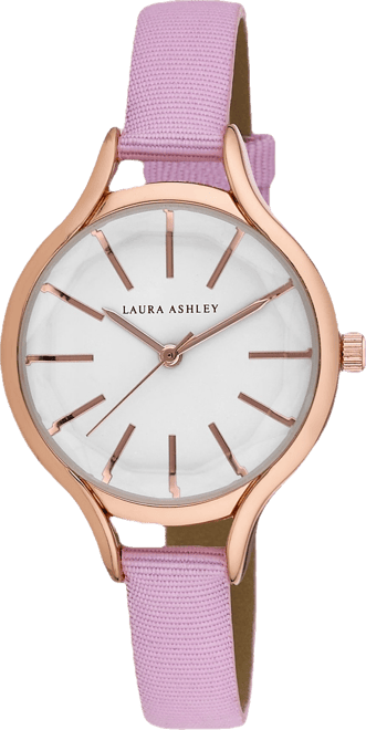 Women's Pink Grosgrain Strap Watch 32mm
