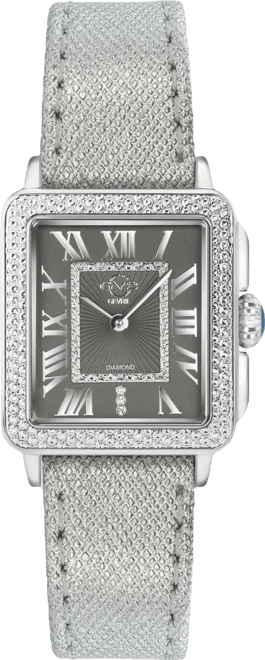 Women's Padova Swiss Quartz Gray Italian Leather Strap Watch 30mm