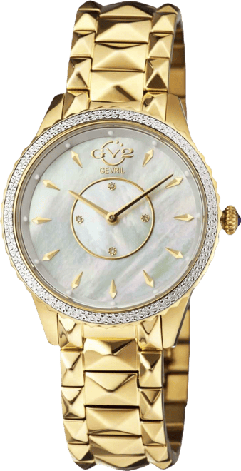 Women's Siena Swiss Quartz Ion Plating Gold-Tone Bracelet Watch 38mm