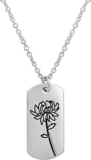 Women's Birth Flower Necklace