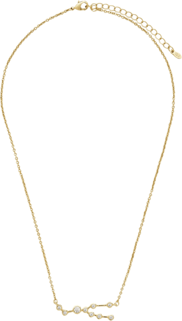Women's When Stars Align Constellation Necklace in 14k Gold Plate