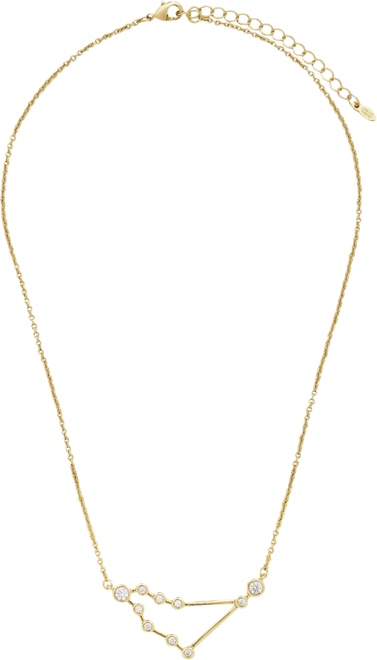 Women's When Stars Align Constellation Necklace in 14k Gold Plate