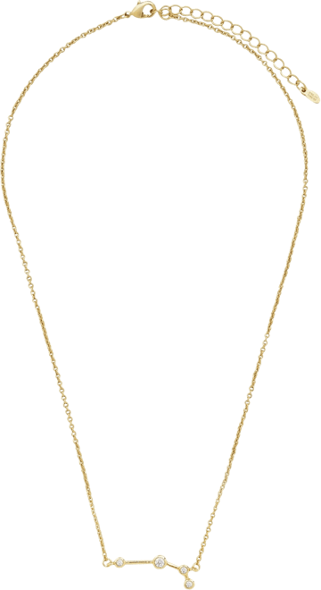 Women's When Stars Align Constellation Necklace in 14k Gold Plate