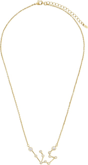 Women's When Stars Align Constellation Necklace in 14k Gold Plate