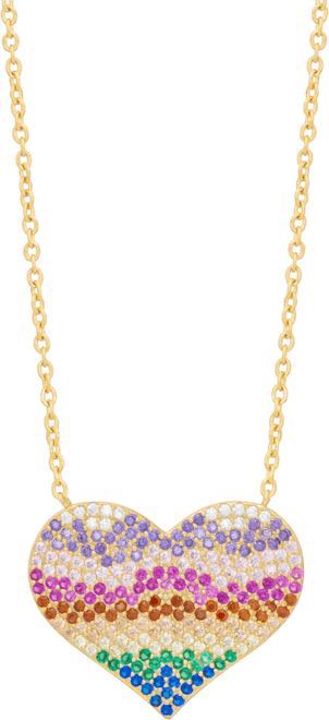 Women's Rainbow Pendant Necklace