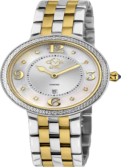 Women's Verona Swiss Quartz Tow-Tone Stainless Steel Bracelet Watch 37mm