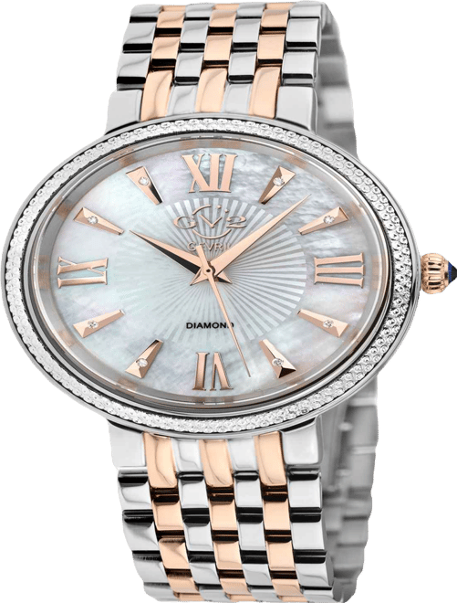 Women's Genoa Swiss Quartz Two-Tone Stainless Steel Bracelet Watch 36mm