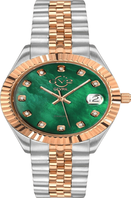 Women's Naples Swiss Quartz Two-Tone Stainless Steel Bracelet Watch 34mm