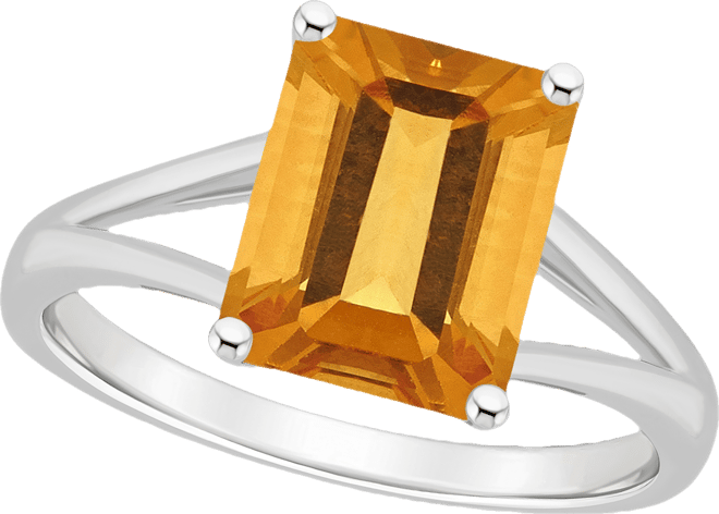 Women's Citrine (3-1/6 ct.t.w.) Ring in Sterling Silver