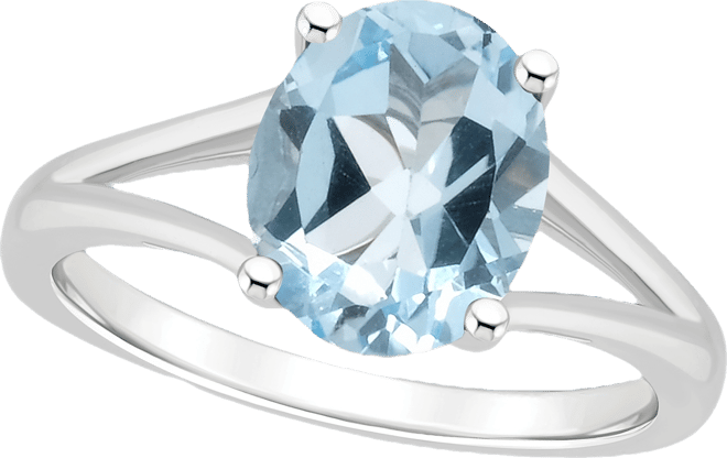 Women's Sky Blue Topaz (3-3/5 ct.t.w.) Ring in Sterling Silver