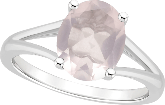 Women's Rose Quartz (2-1/2 ct.t.w.) Ring in Sterling Silver