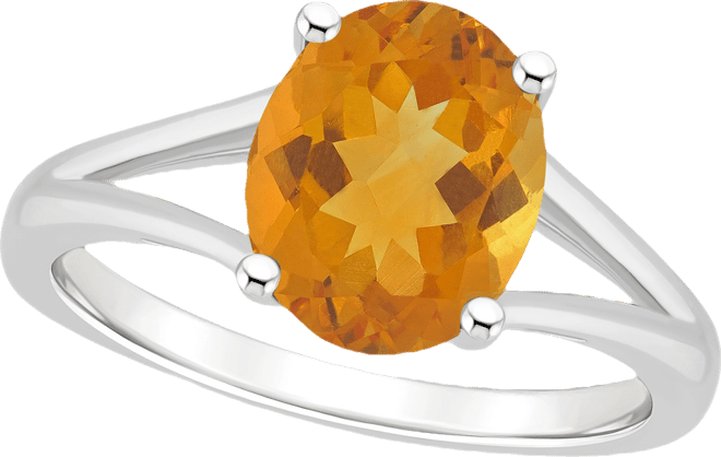 Women's Citrine (2-1/2 ct.t.w.) Ring in Sterling Silver