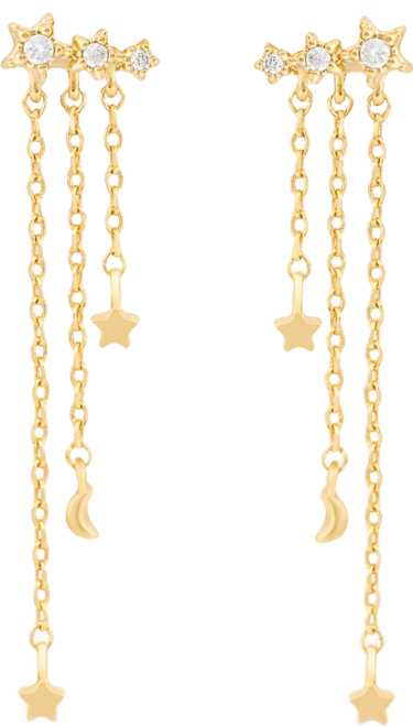 Women's Meteor Shower Dangle Earrings