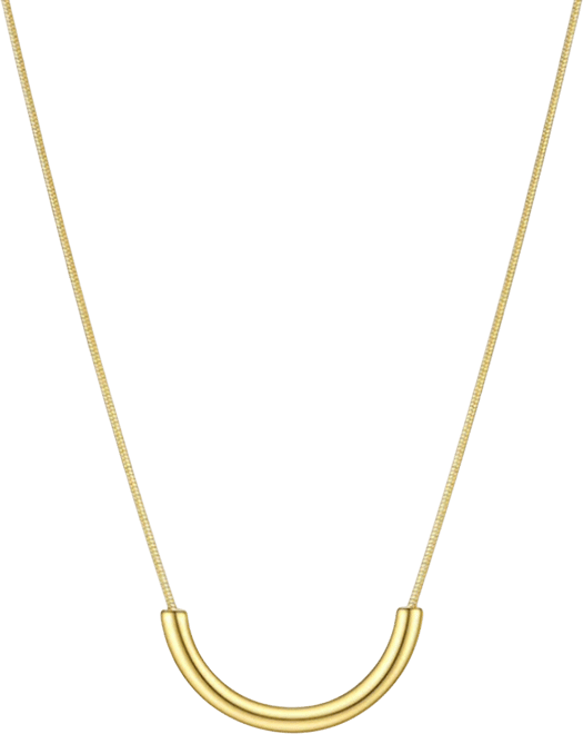 Women's Golden Smile Necklace