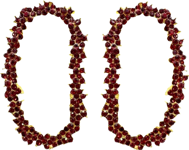 Women's Crystal Garland Drop Earrings