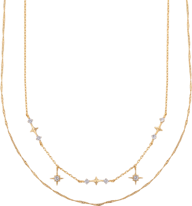 Women's Wandering Stars Necklace