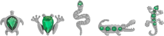 Women's Emerald Rainforest Stud Set