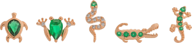 Women's Emerald Rainforest Stud Set