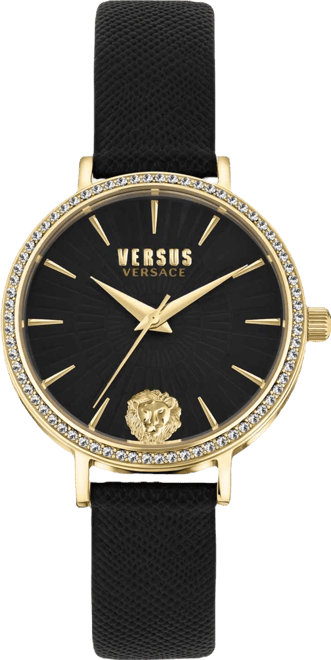 Women's Mar Vista Black Leather Strap Watch 34mm