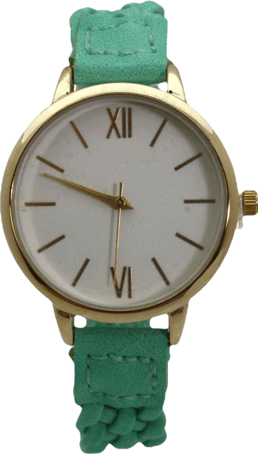 Soft Leather Braided Women Watch