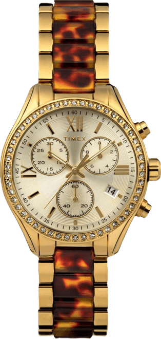 Women's Quartz Analog Premium Dress Alloy Gold-Tone Watch 38mm