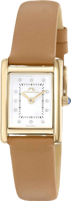 Women's Karolina Genuine Leather Band Watch 1082CKAL